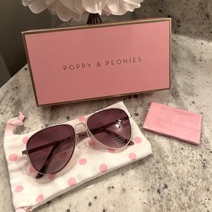 Poppy & Peonies - Aviator Sunglasses
